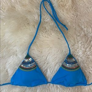Victoria’s Secret Embellished Triangle Bikini Top
